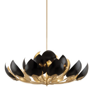 21 LIGHT CHANDELIER 5754 GL BK