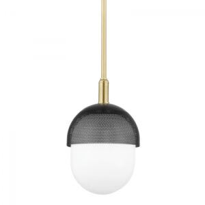 1 LIGHT SMALL PENDANT 6109 AGB BK