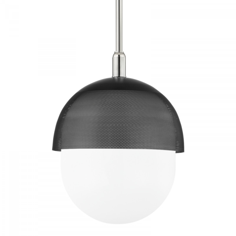 1 LIGHT LARGE PENDANT 6119 PN BK
