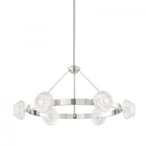 6 LIGHT CHANDELIER 6135 PN