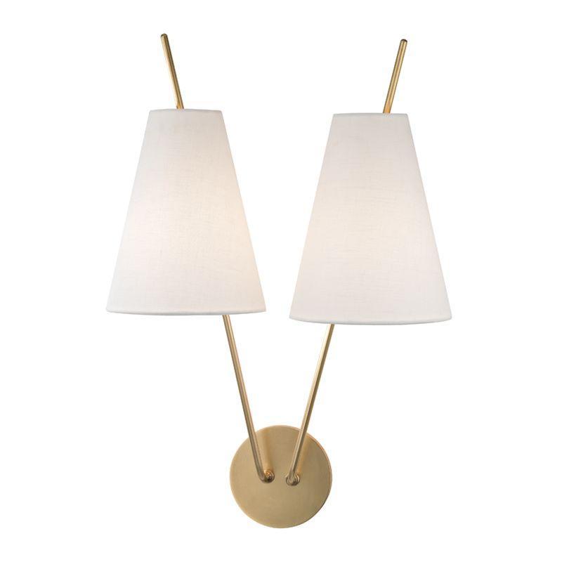 2 LIGHT WALL SCONCE 6322 AGB