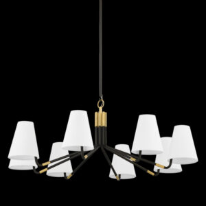8 Light Chandelier 6640 AGB DB