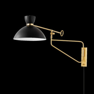 1 Light Portable Wall Sconce 8514 AGB SBK
