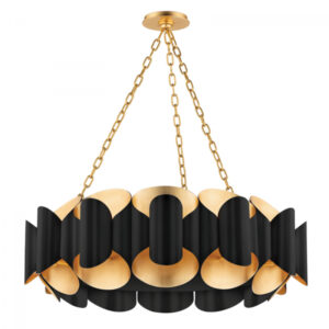 12 LIGHT CHANDELIER 8534 GL BK