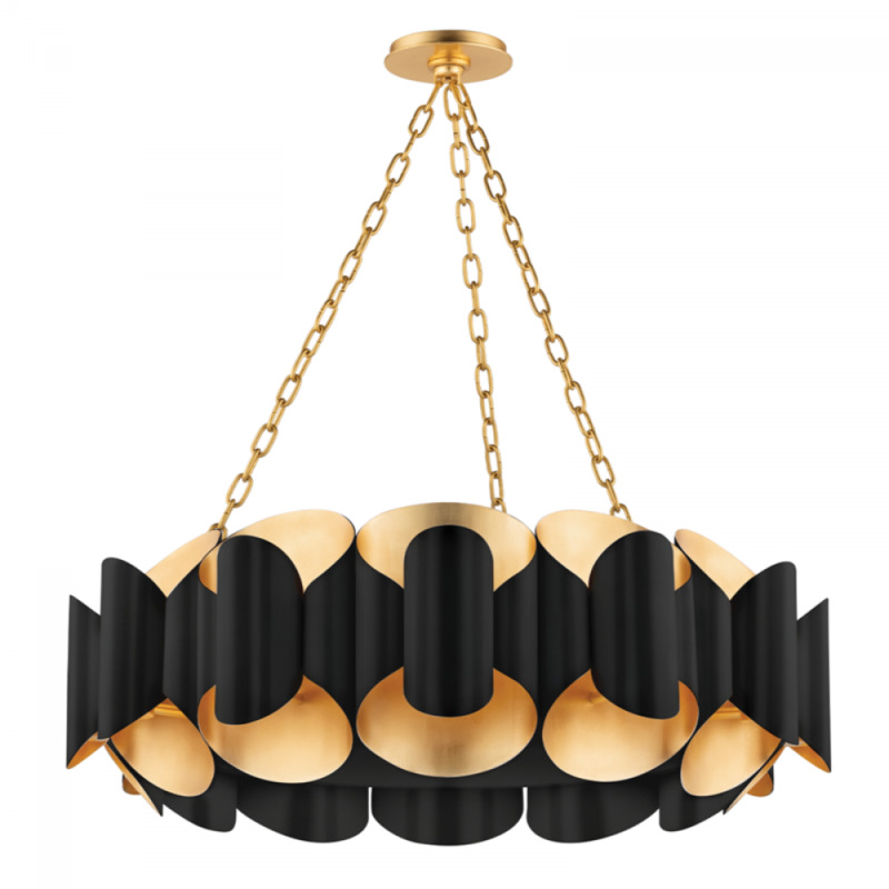 12 LIGHT CHANDELIER 8534 GL BK