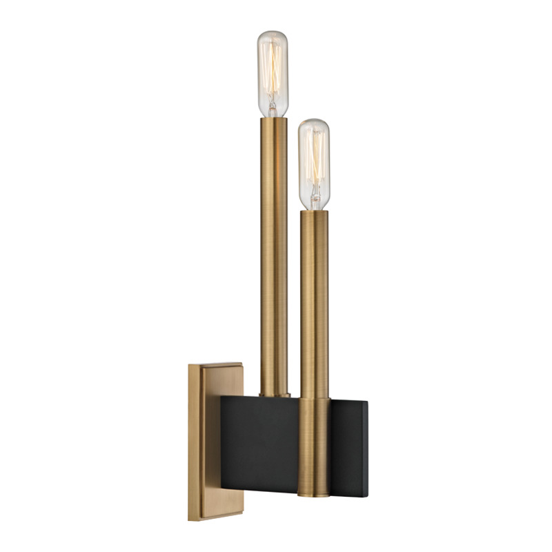 2 LIGHT WALL SCONCE 8812 AGB