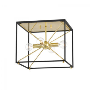 4 LIGHT CHANDELIER 8910 AGB BK