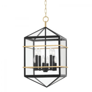 8 LIGHT PENDANT 9015 AGB BK