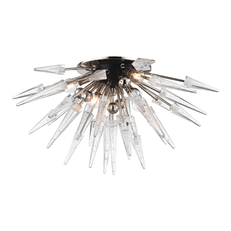 6 LIGHT SEMI FLUSH 9028 PN