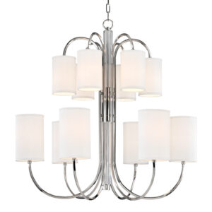 12 LIGHT CHANDELIER 9112 PN
