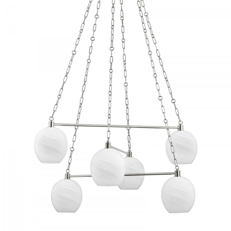 6 LIGHT CHANDELIER 9138 PN