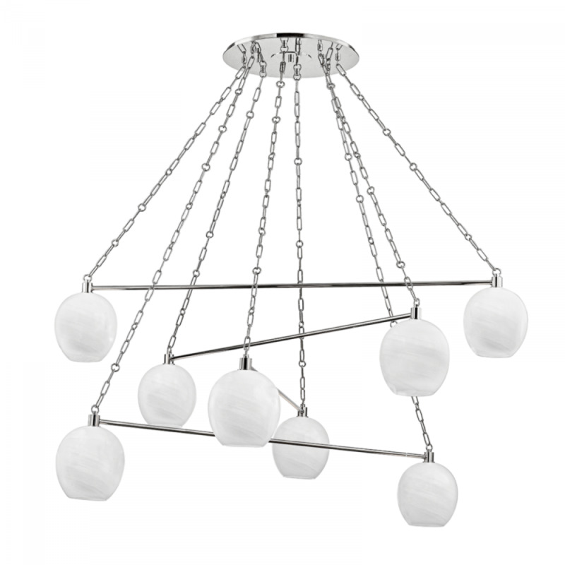 8 LIGHT CHANDELIER 9155 PN