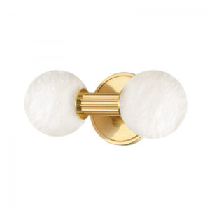 2 LIGHT WALL SCONCE 9282 AGB