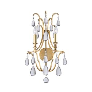 2 LIGHT WALL SCONCE 9302 AGB