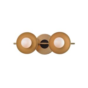 2 LIGHT BATH BRACKET 9802 AGB