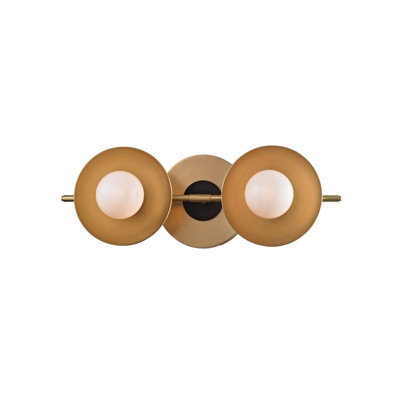2 LIGHT BATH BRACKET 9802 AGB