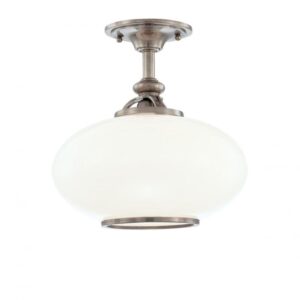 1 LIGHT SEMI FLUSH 9812F OB