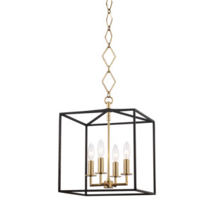 4 LIGHT PENDANT BKO150 AGB BK