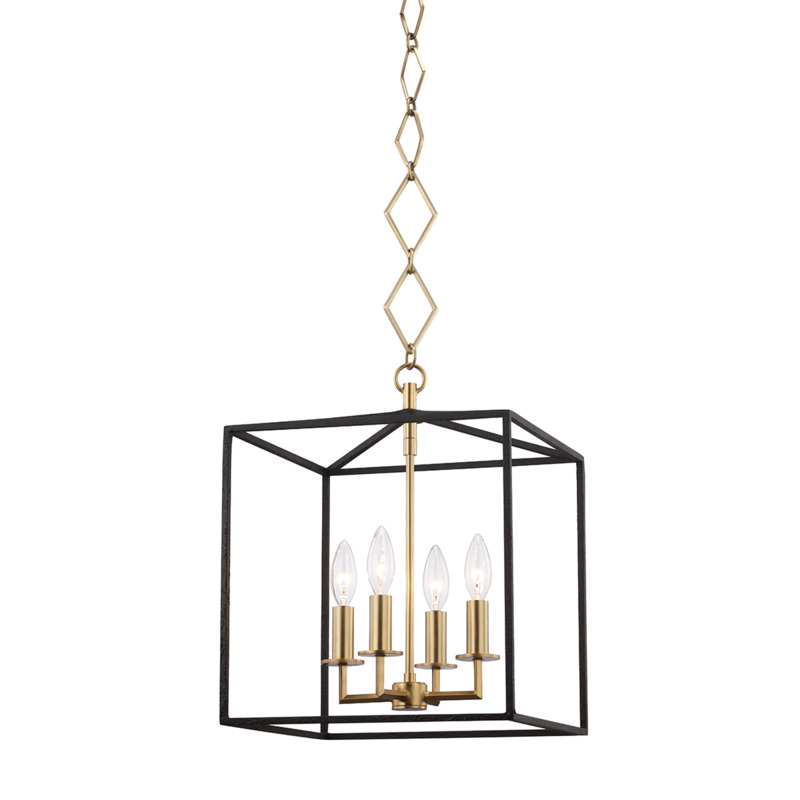 4 LIGHT PENDANT BKO150 AGB BK