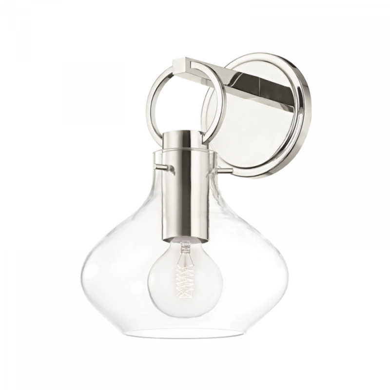1 LIGHT WALL SCONCE BKO251 PN