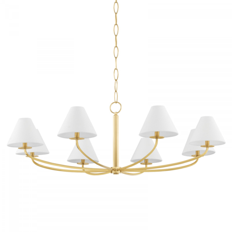 8 LIGHT CHANDELIER BKO902 AGB