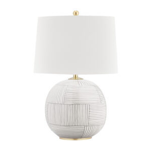 1 LIGHT TABLE LAMP L1380 AGB ST