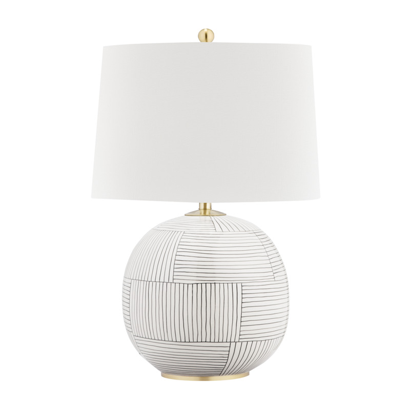1 LIGHT TABLE LAMP L1380 AGB ST