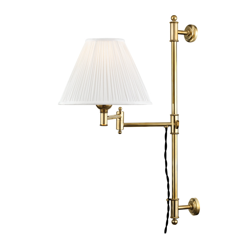 1 LIGHT ADJUSTABLE WALL SCONCE MDS104 AGB