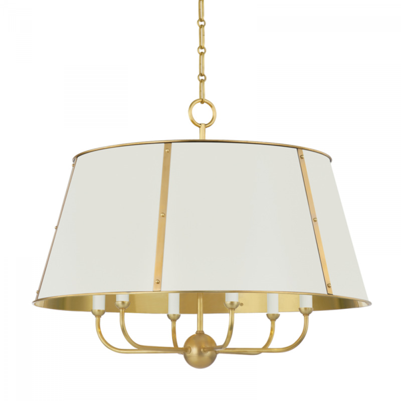 6 LIGHT CHANDELIER MDS121 AGB OW