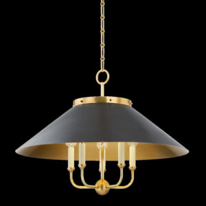 5 Light Chandelier MDS1403 AGB DB