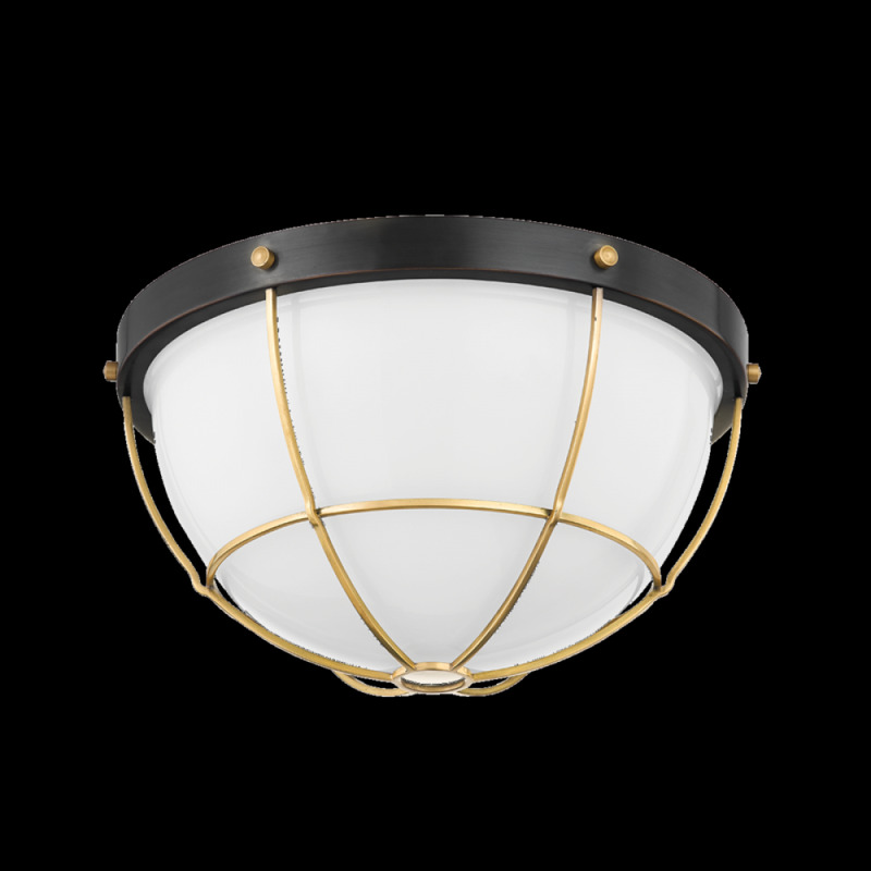 2 Light Flush Mount MDS1501 AGB DB