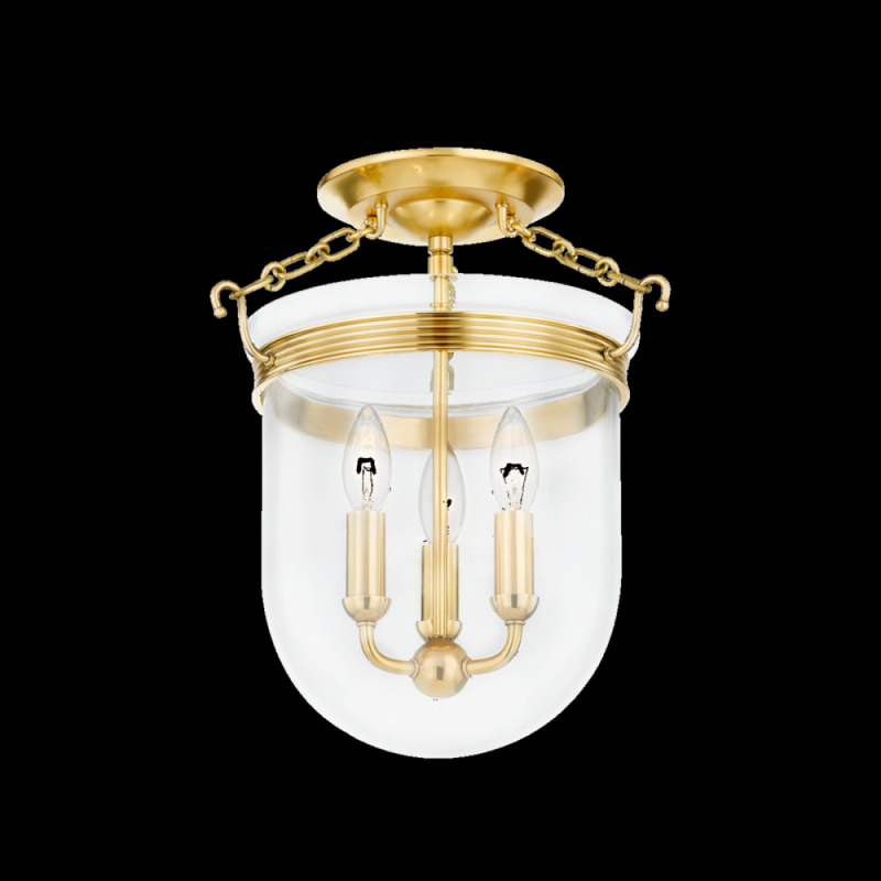 3 Light Semi Flush MDS1600 AGB