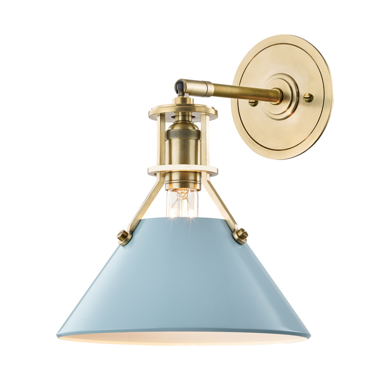 1 LIGHT WALL SCONCE MDS350 AGB BB