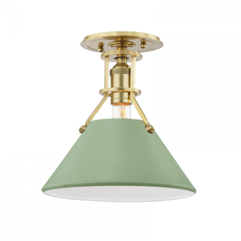 1 LIGHT SEMI FLUSH MDS353 AGB LFG