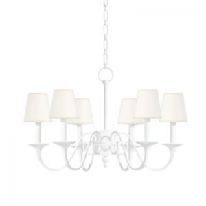 6 LIGHT CHANDELIER MDS432 WP