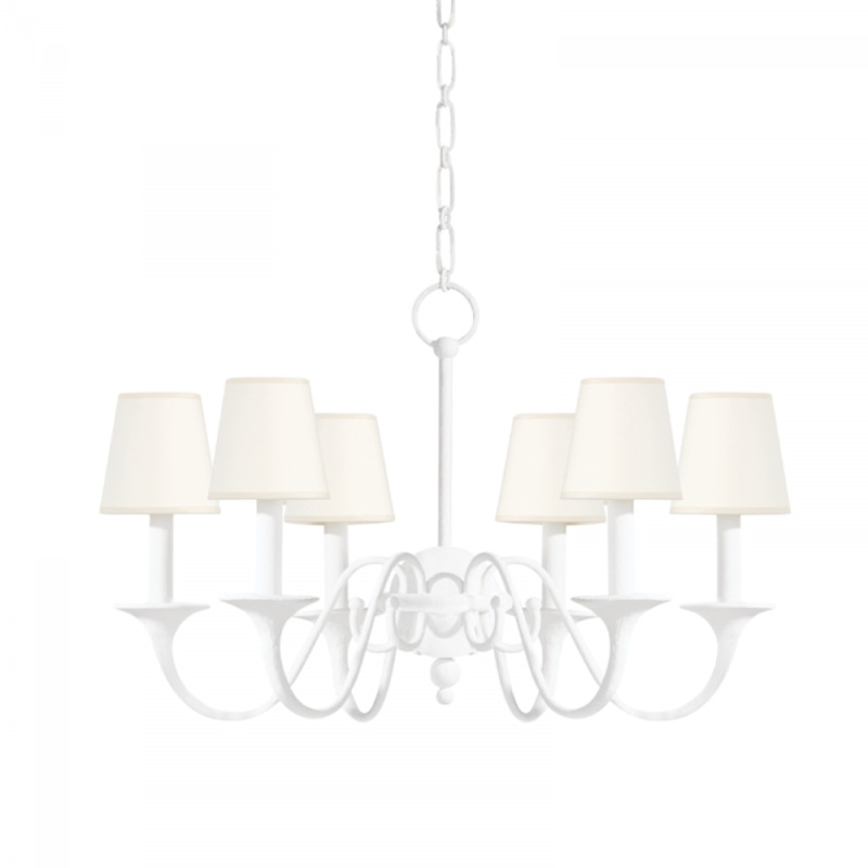 6 LIGHT CHANDELIER MDS432 WP