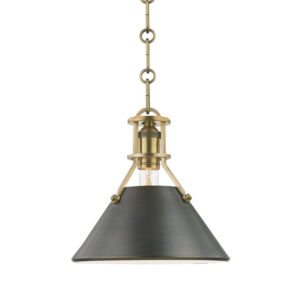 1 LIGHT SMALL PENDANT MDS951 ADB