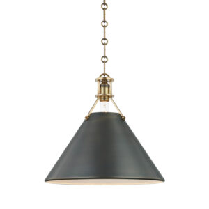 1 LIGHT LARGE PENDANT MDS952 ADB