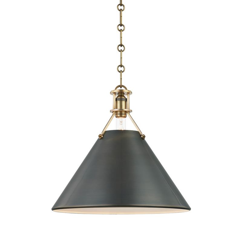 1 LIGHT LARGE PENDANT MDS952 ADB