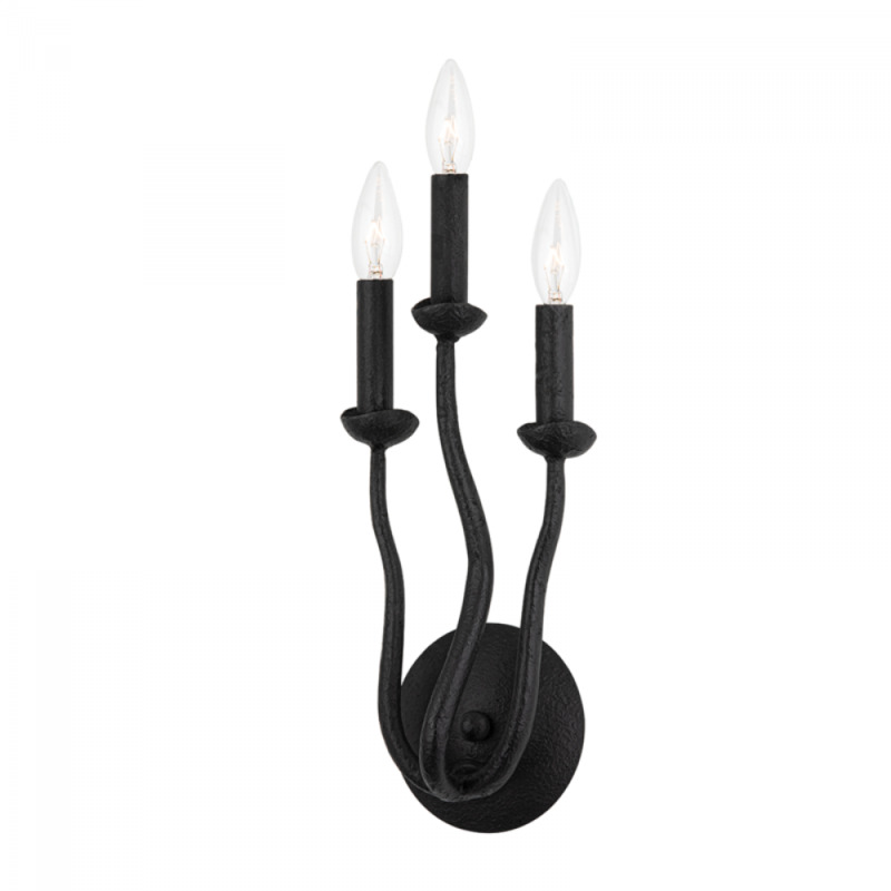 Troy Reign Wall Sconce B1083 BI