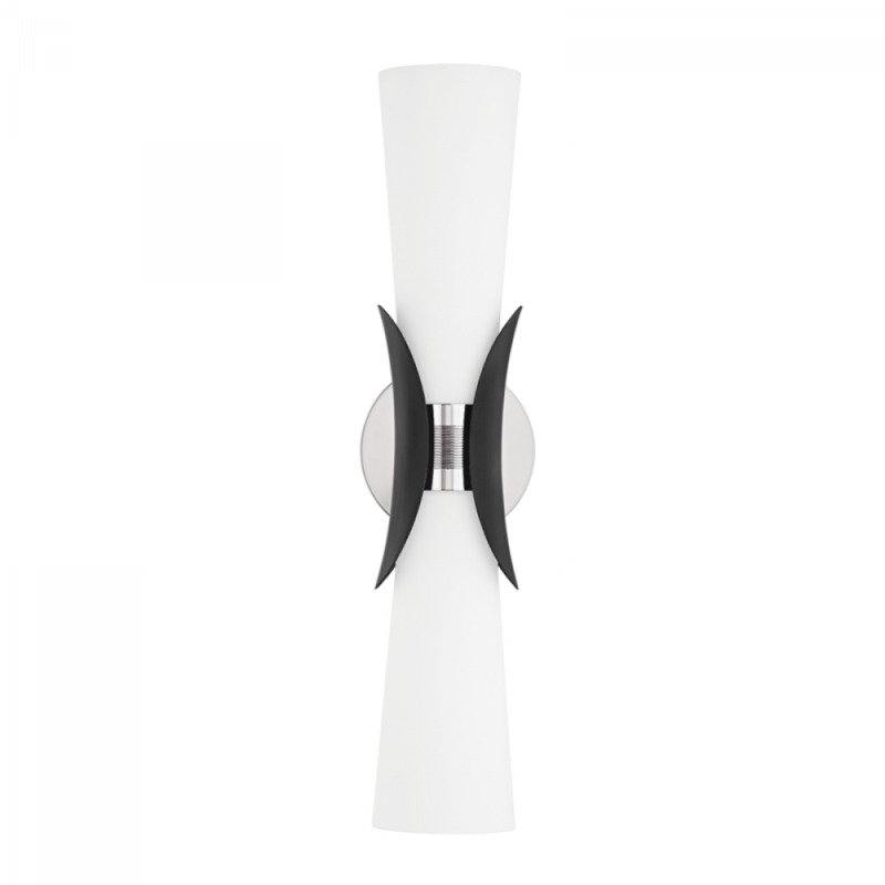 Troy Muncie Wall Sconce B2102 PN SBK
