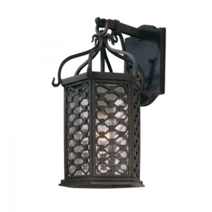 Troy LOS OLIVOS 1LT WALL LANTERN SMALL B2372 TRN