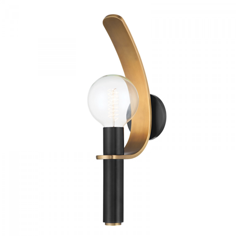 Troy Bishop Wall Sconce B6091 PBR SBK