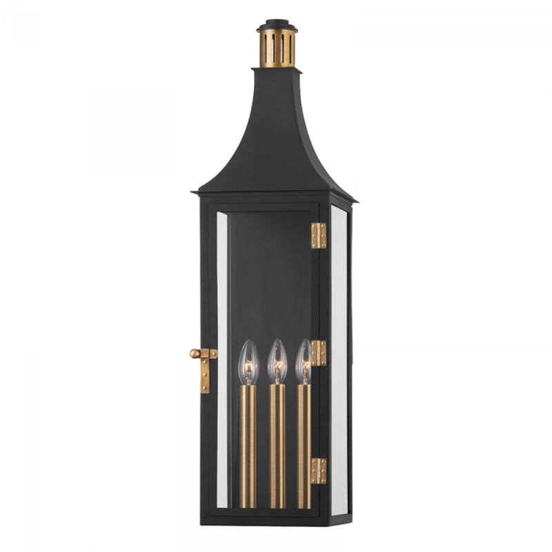 Troy WES Wall Sconce B7831 PBR TBK