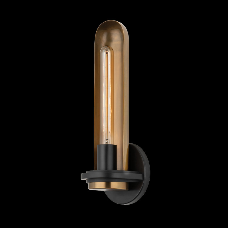 Troy TUSCON Wall Sconce B8616 PBR SBK