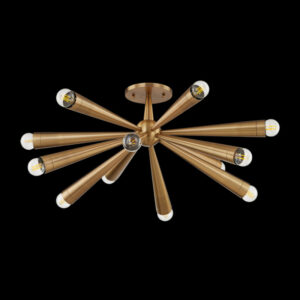 Troy KEANU Semi Flush C1030 PBR