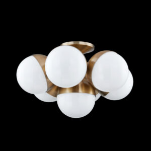 Troy CUPERTINO Semi Flush C1524 PBR