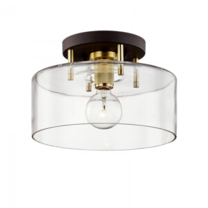 Troy Bergamot Station Semi Flush C7541 BRZ BBA