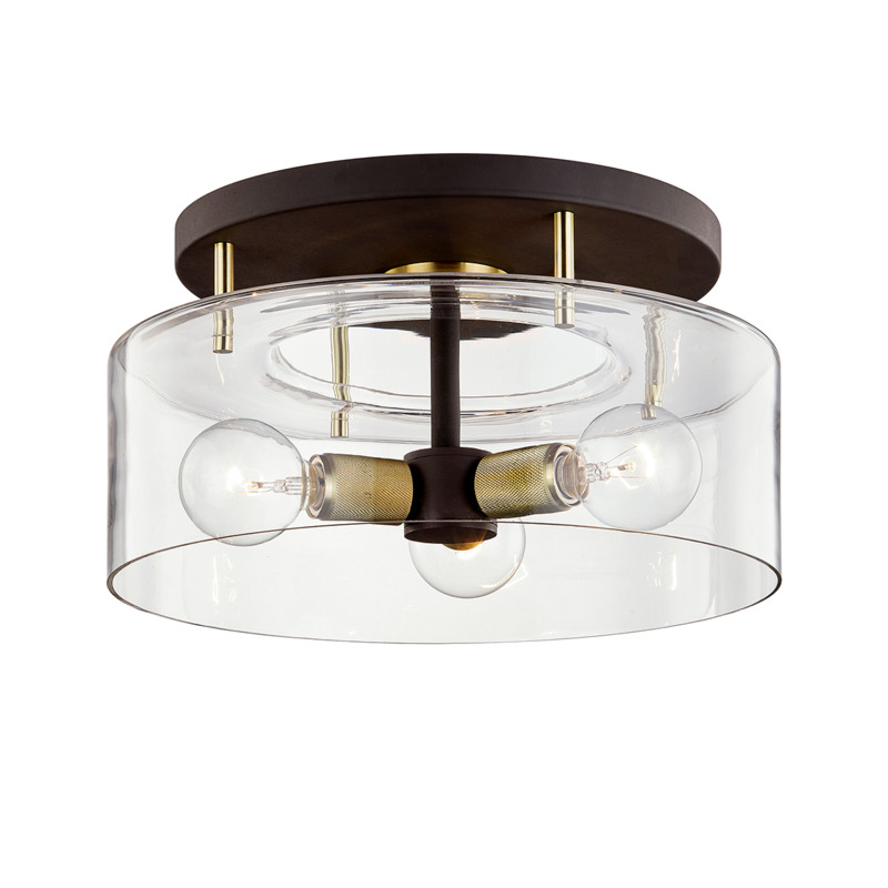 Troy Bergamot Station Semi Flush C7542