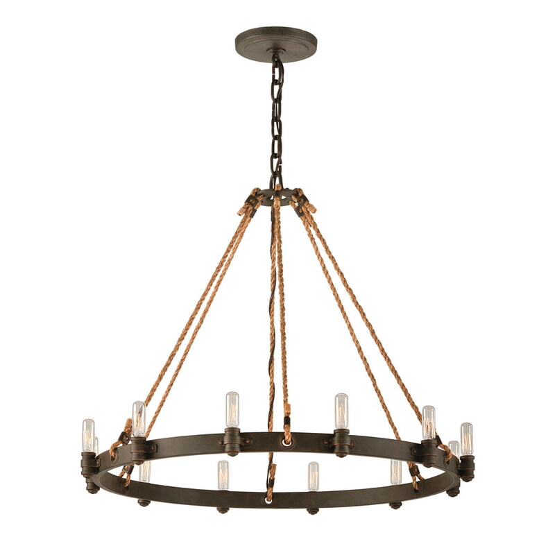 Troy Pike Place Chandelier F3126